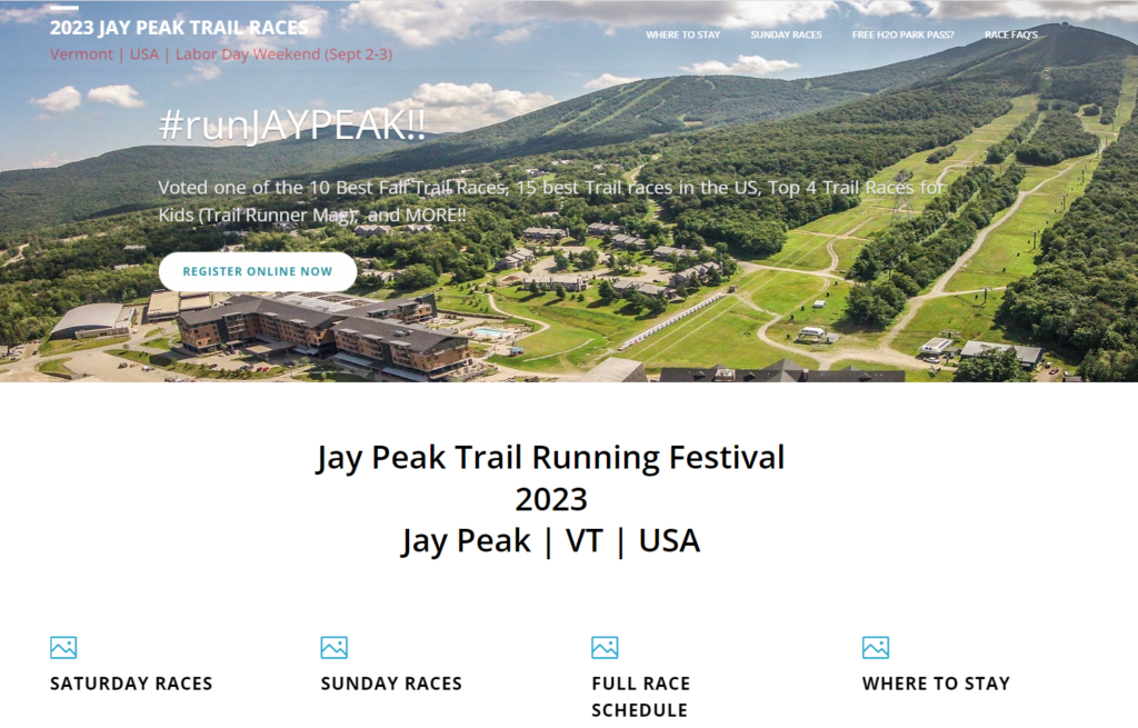 jay peak vermont trail races